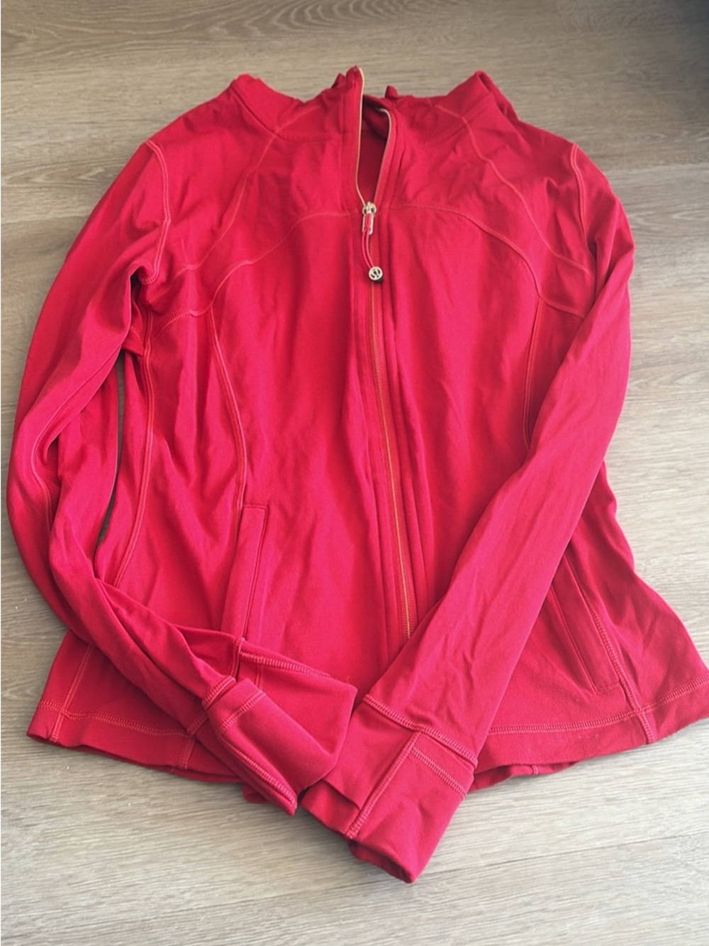 lululmeon Hooded Red Align Jacket